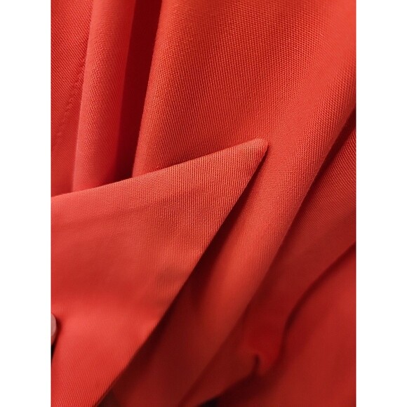 Soft Surroundings L Orange Traviata Wrap Tencel Dress ***READ*** - Picture 15 of 15